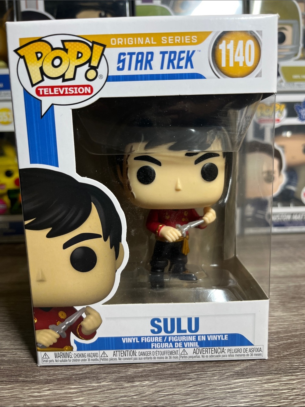Funko Pop! Star Trek Sulu Red Jacket Vinyl Figure